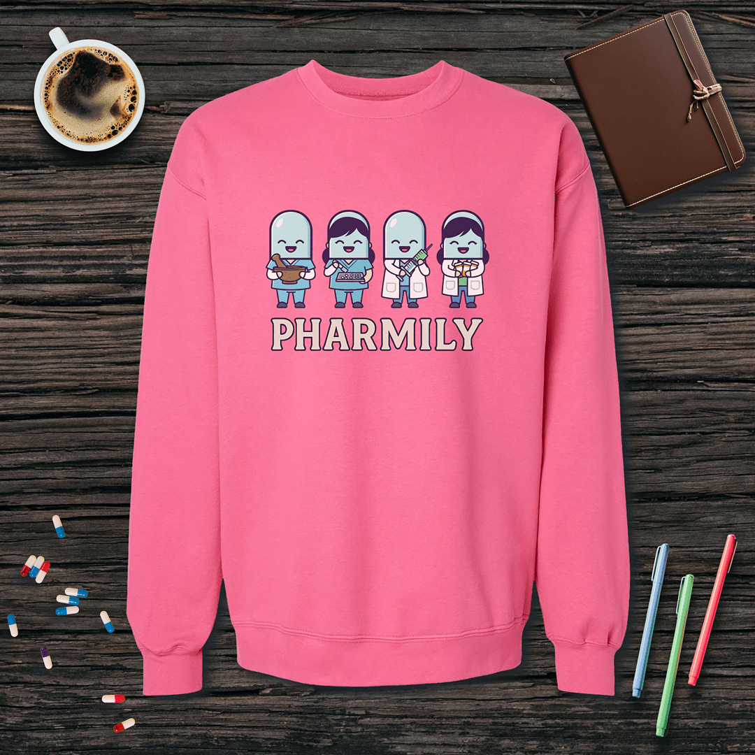 Pharmily Crew Fleece Crewneck Sweatshirt
