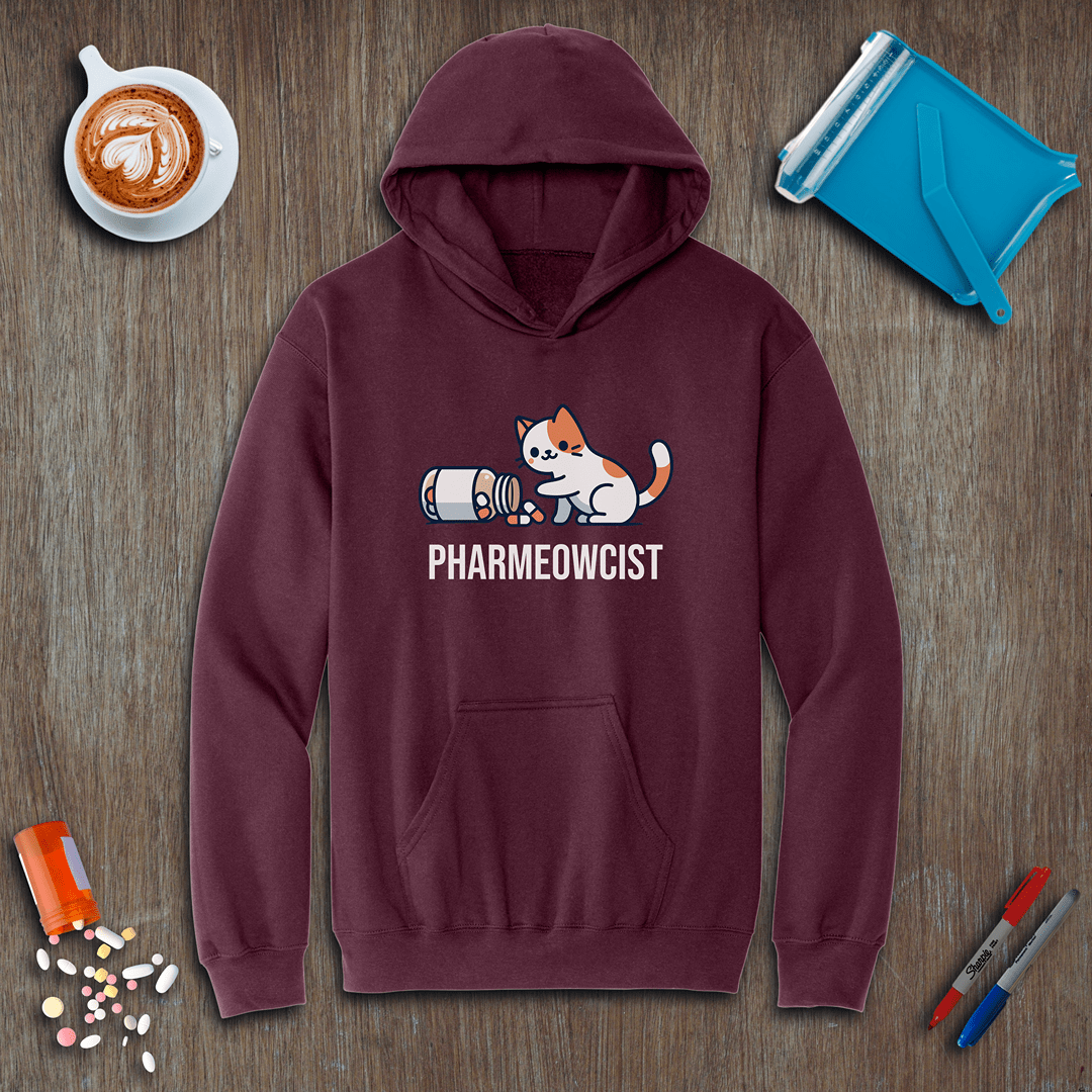 Pharmeowcist Fleece Hoodie
