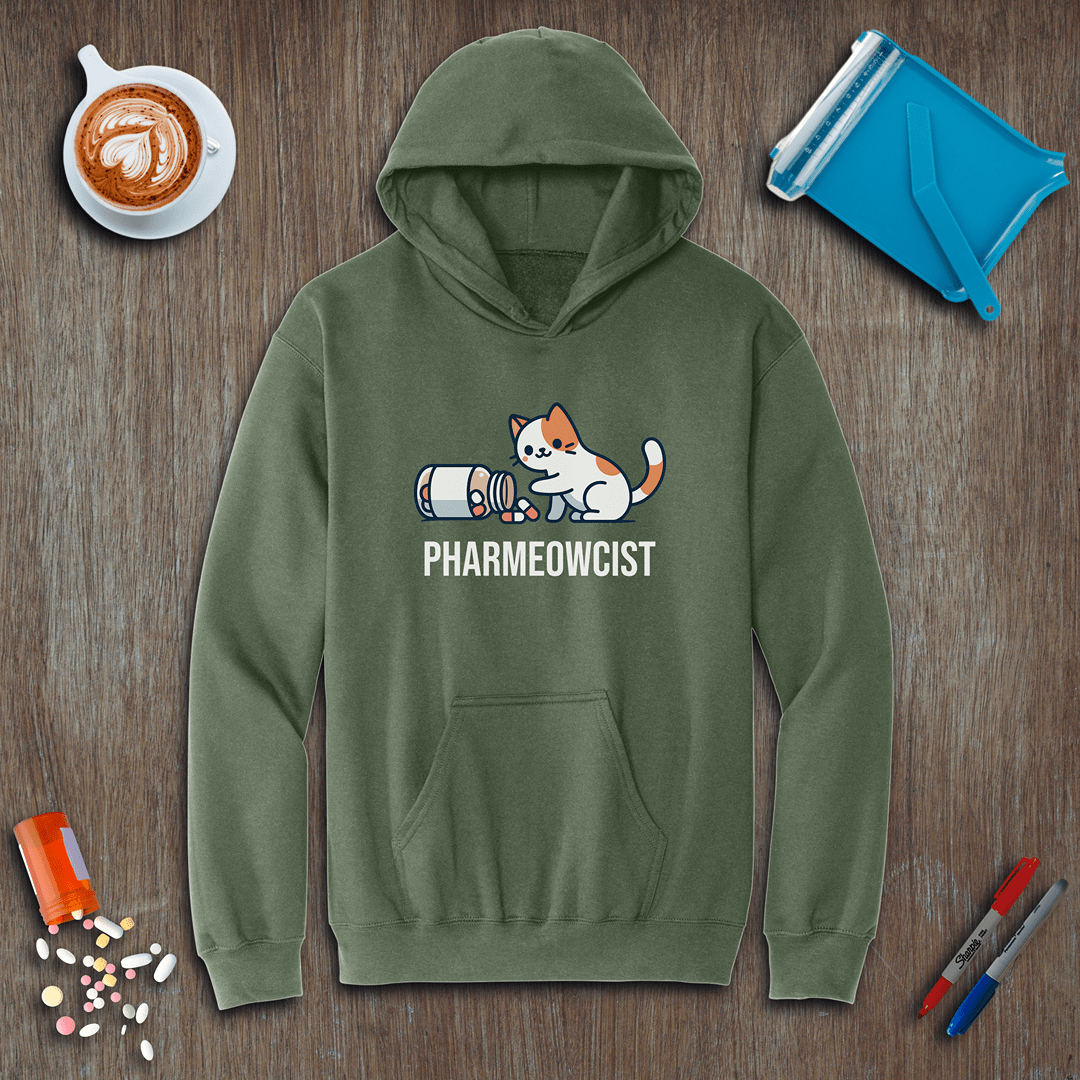 Pharmeowcist Fleece Hoodie