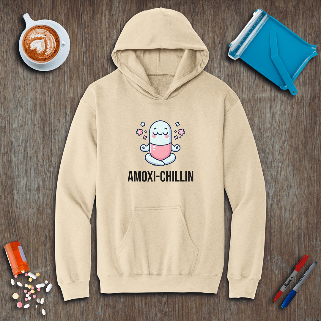 Amoxi-Chillin Fleece Hoodie