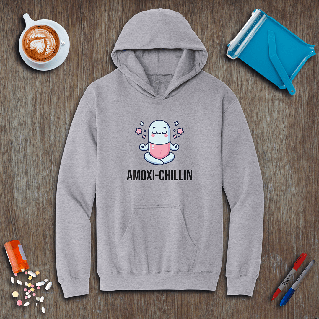 Amoxi-Chillin Fleece Hoodie