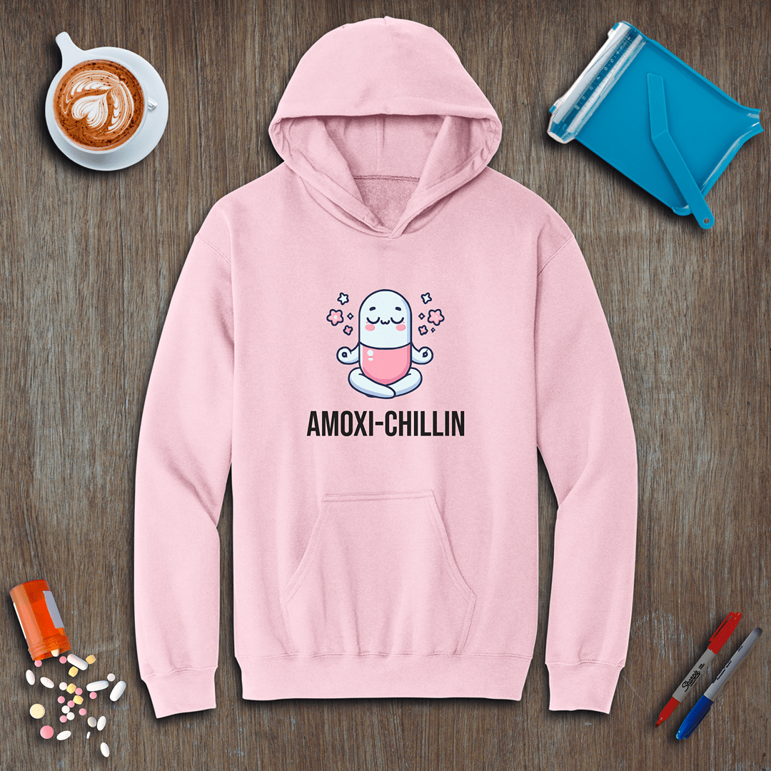 Amoxi-Chillin Fleece Hoodie
