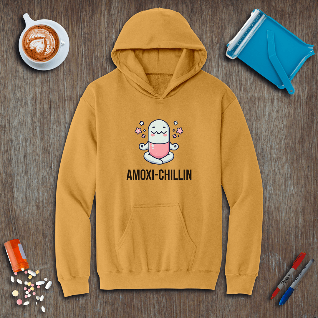 Amoxi-Chillin Fleece Hoodie