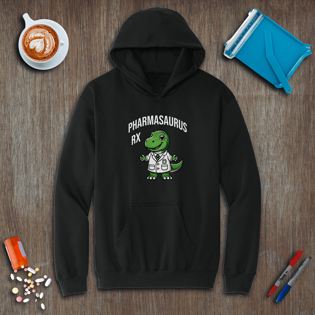 Pharmasaurus Rx Fleece Hoodie