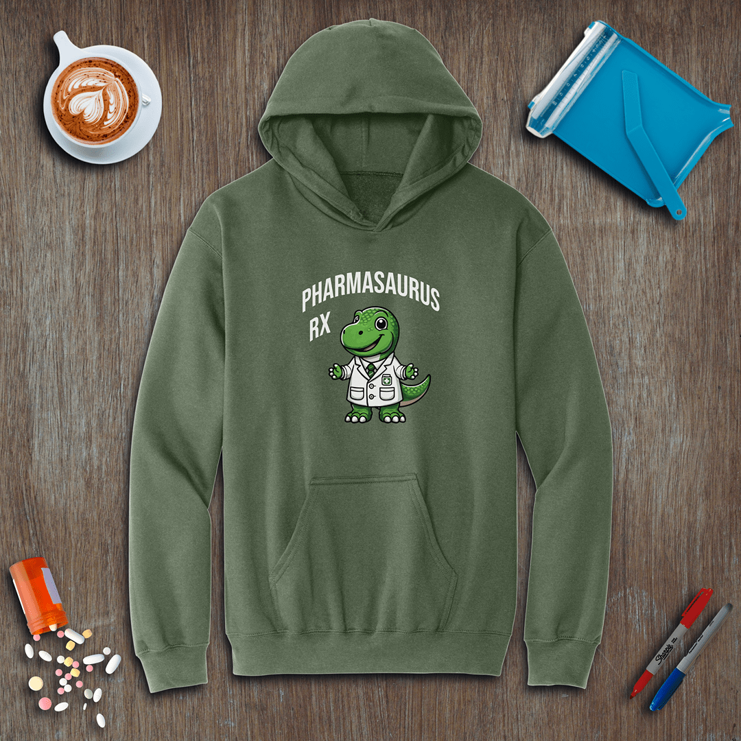 Pharmasaurus Rx Fleece Hoodie