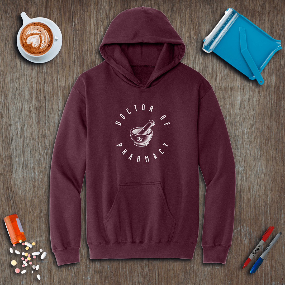Doctor of Pharmacy - Mortar and Pestle Fleece Hoodie