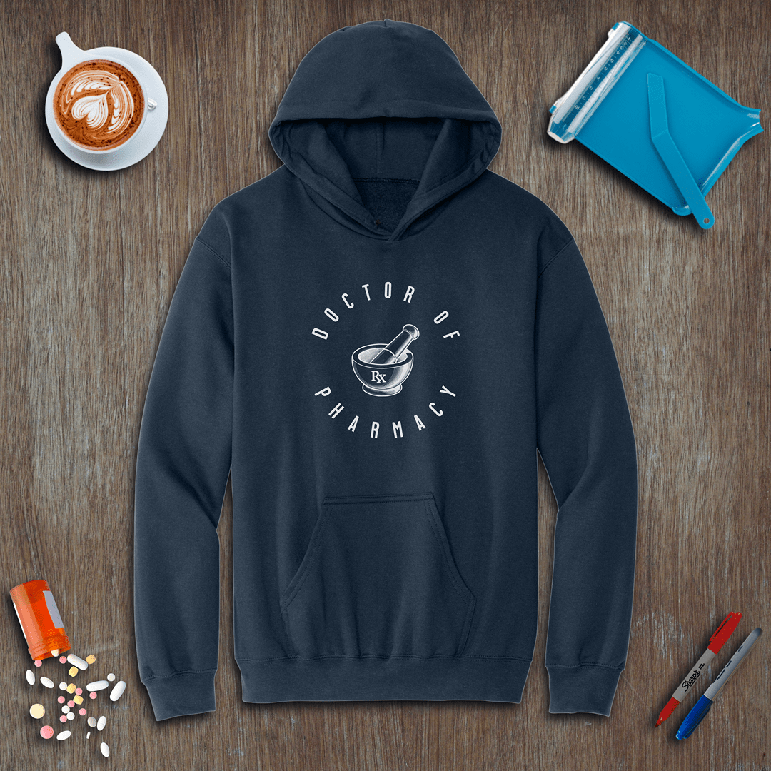 Doctor of Pharmacy - Mortar and Pestle Fleece Hoodie