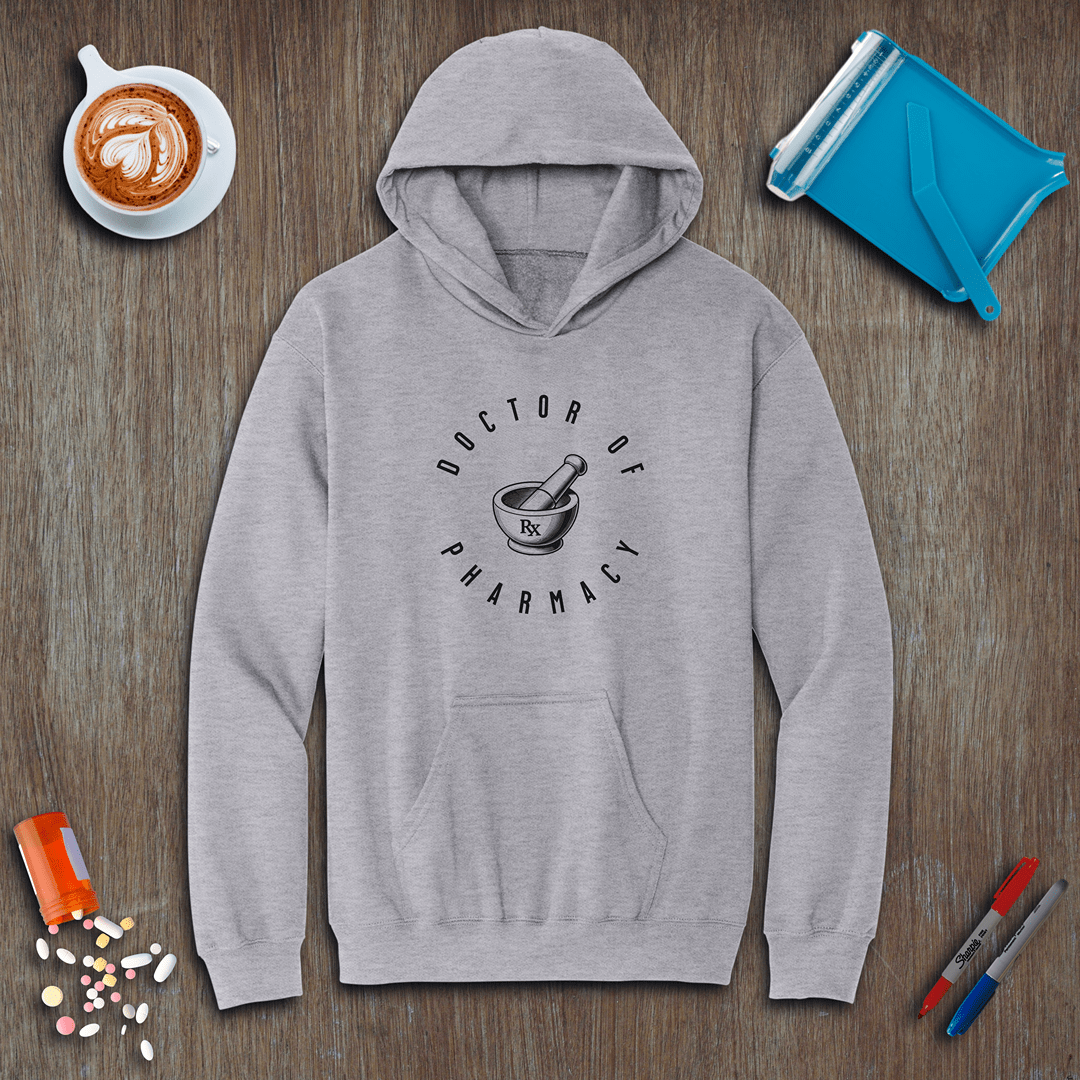 Doctor of Pharmacy - Mortar and Pestle Fleece Hoodie