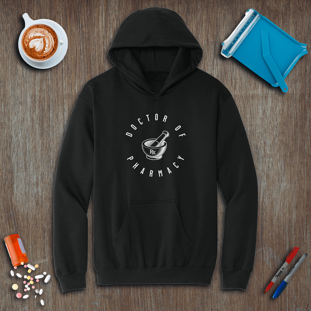 Doctor of Pharmacy - Mortar and Pestle Fleece Hoodie