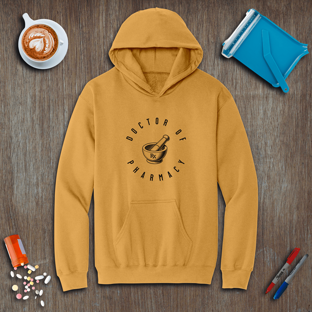 Doctor of Pharmacy - Mortar and Pestle Fleece Hoodie