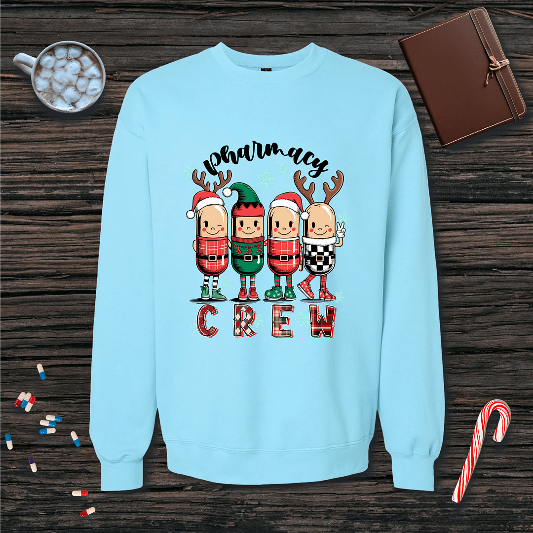 Christmas Pharmacy Crew Fleece Crewneck Sweatshirt