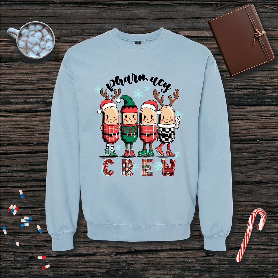 Christmas Pharmacy Crew Fleece Crewneck Sweatshirt