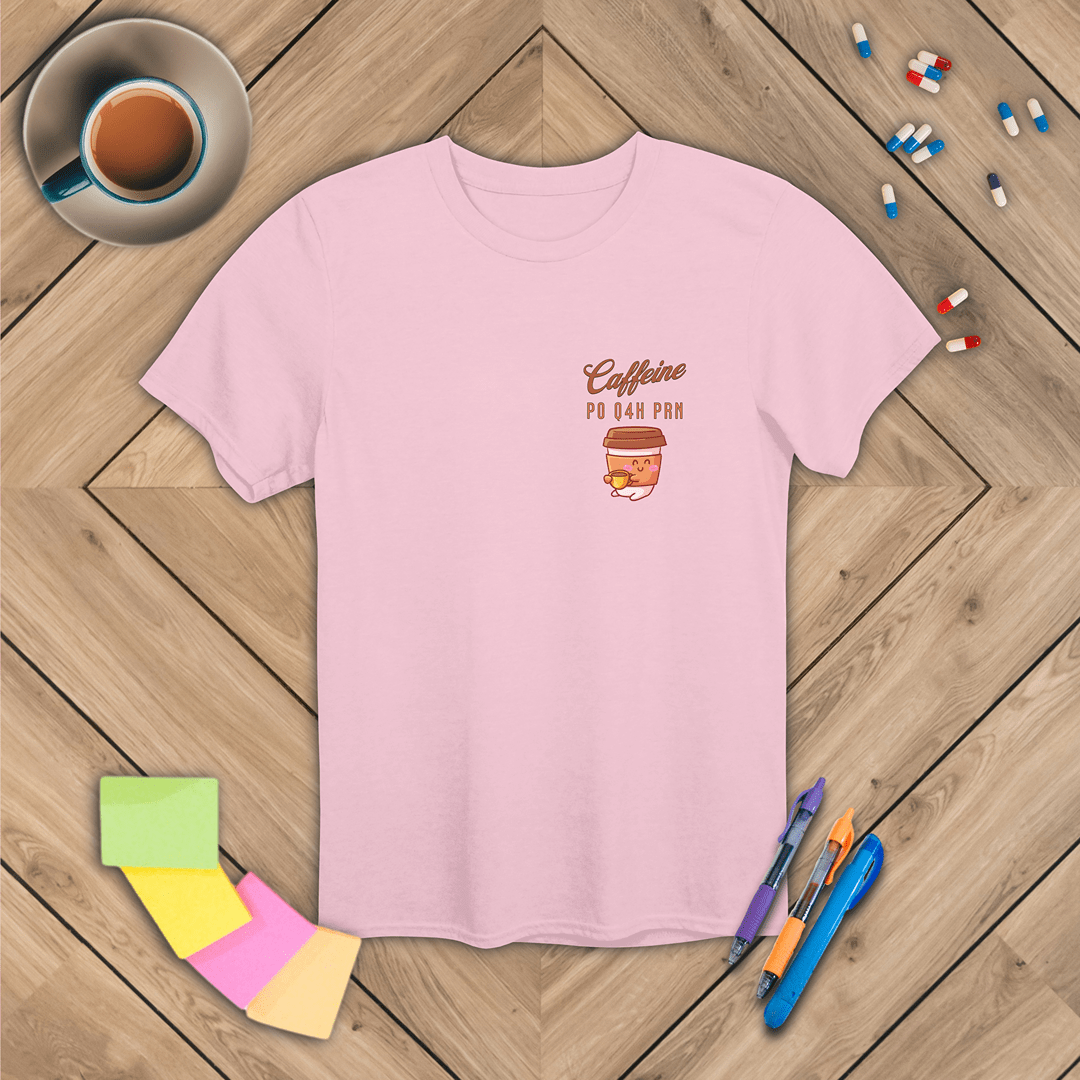 Caffeine Sig Logo Size T-Shirt