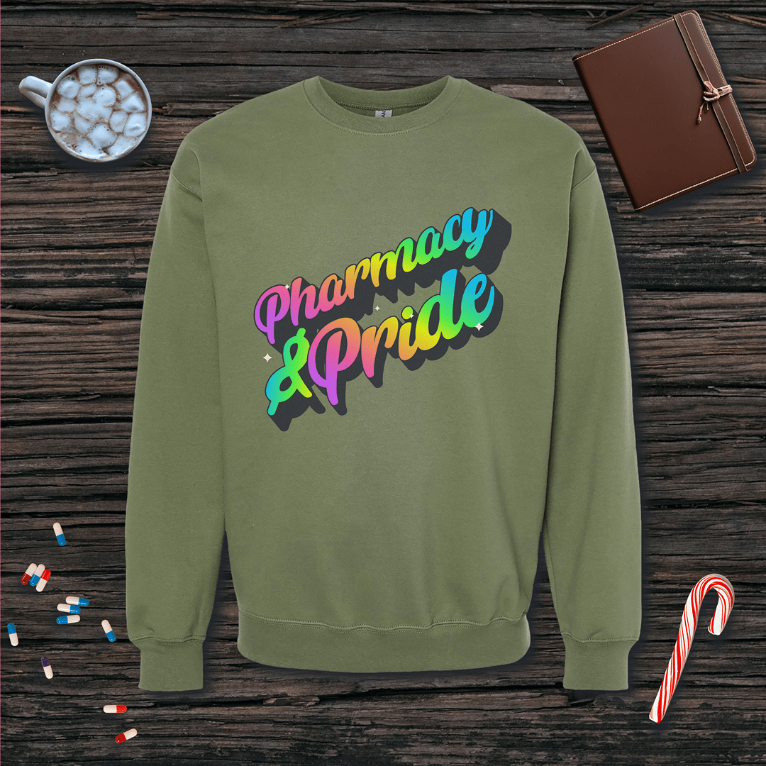 Pharmacy and Pride Fleece Crewneck Sweatshirt