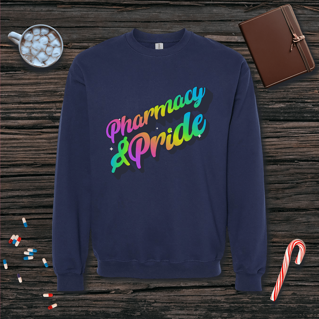 Pharmacy and Pride Fleece Crewneck Sweatshirt