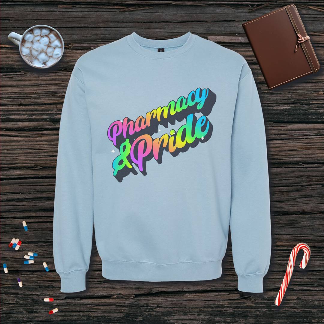 Pharmacy and Pride Fleece Crewneck Sweatshirt