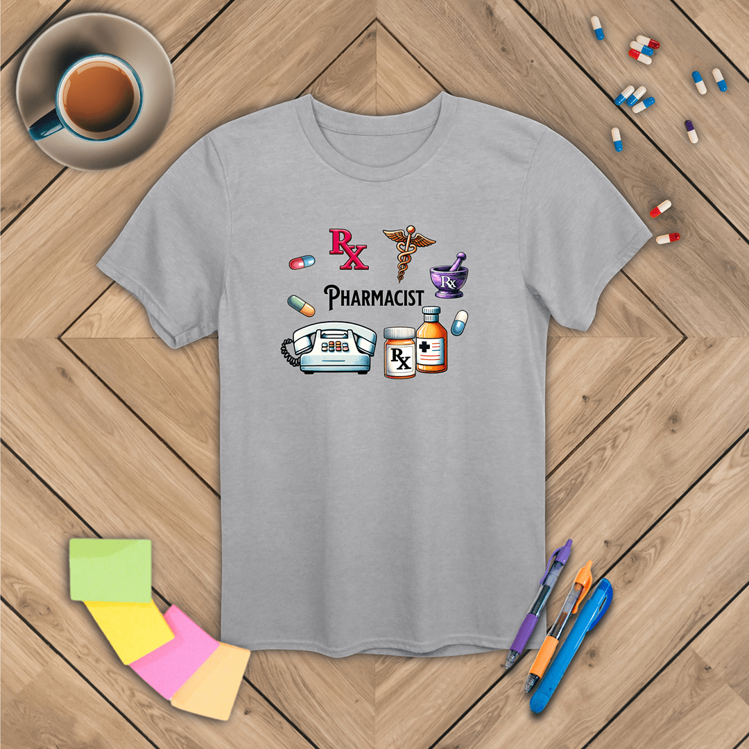 Pharmacist Symbols T-Shirt