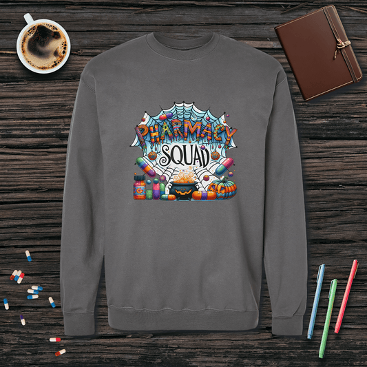 Pharmacy Squad - Halloween Fleece Crewneck Sweatshirt