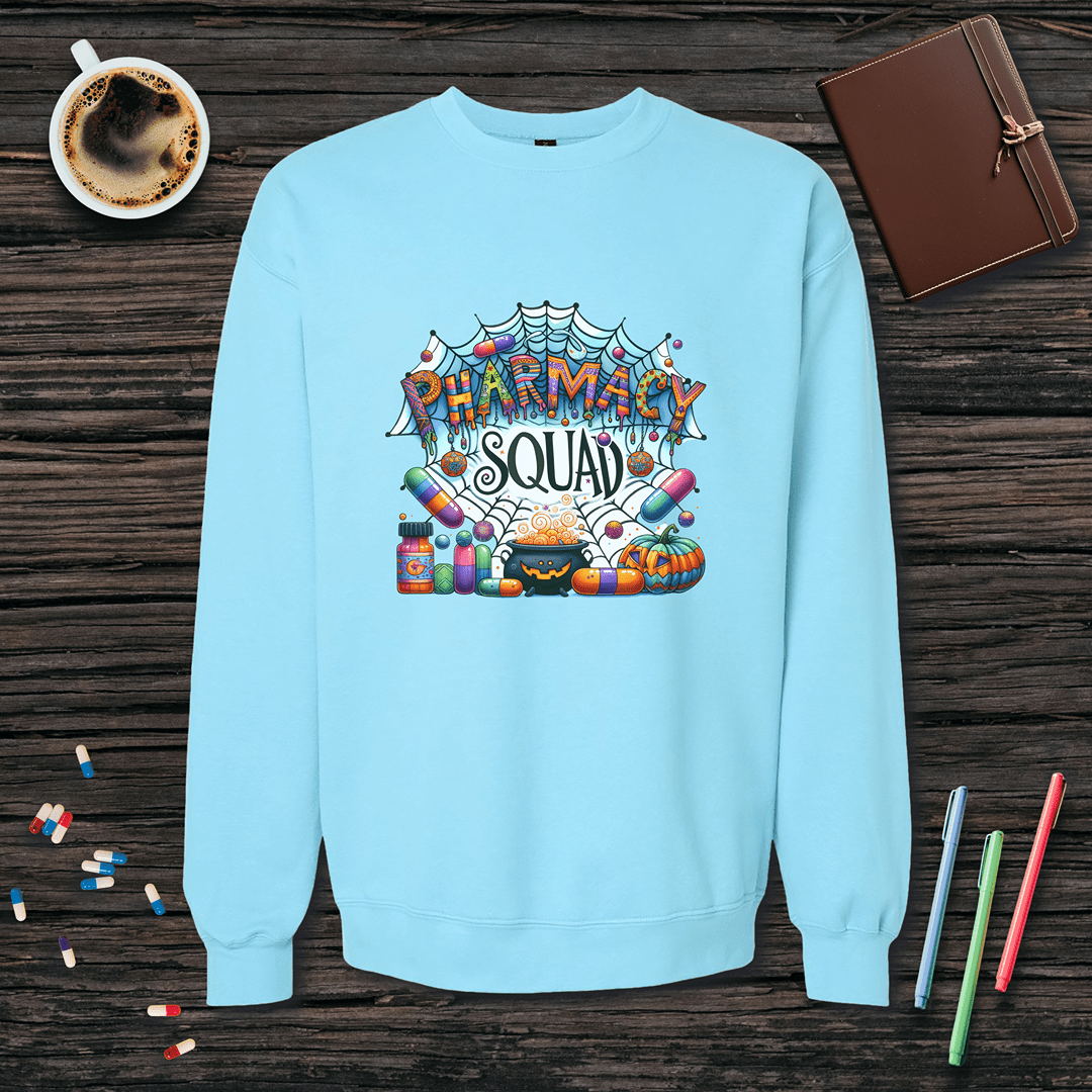 Pharmacy Squad - Halloween Fleece Crewneck Sweatshirt