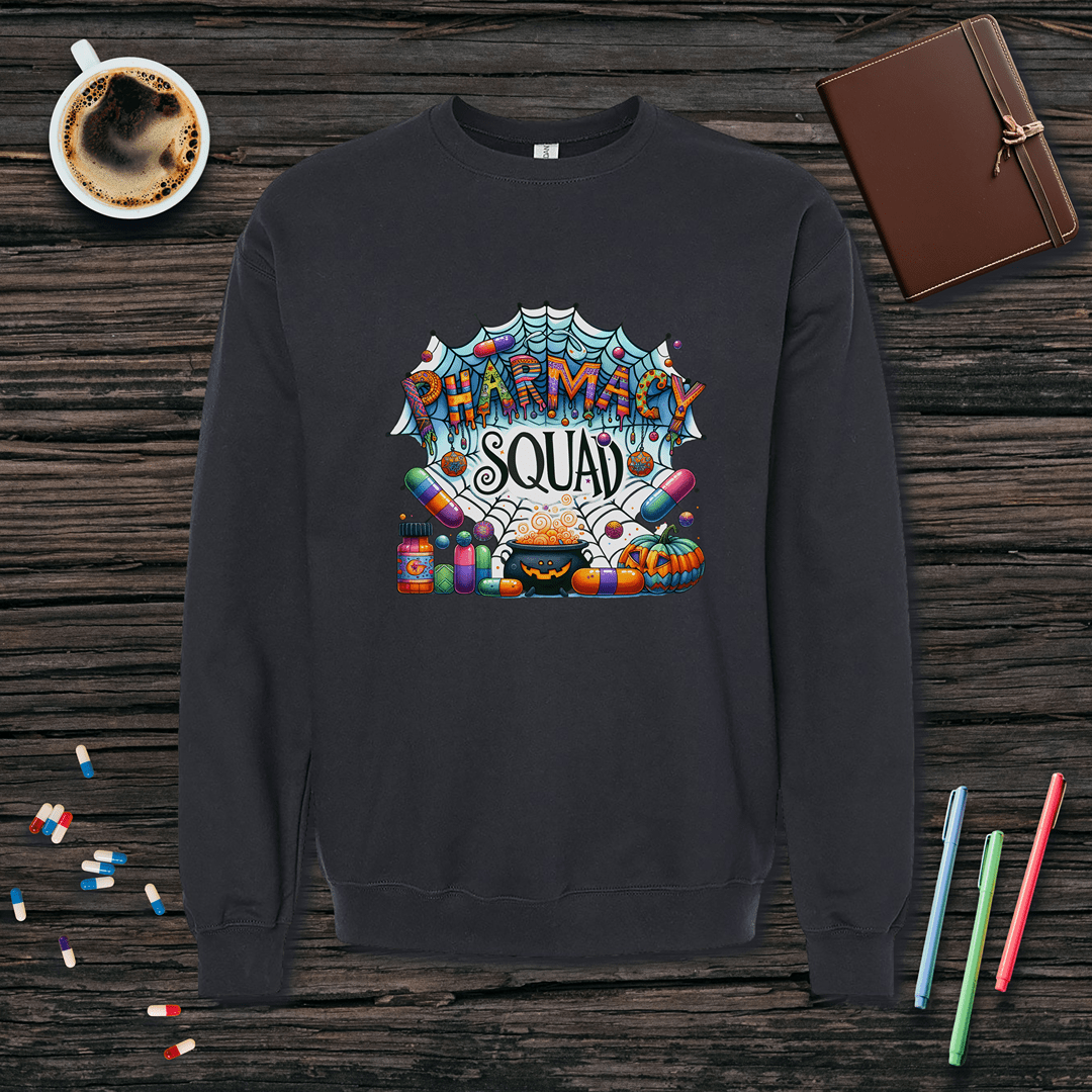 Pharmacy Squad - Halloween Fleece Crewneck Sweatshirt
