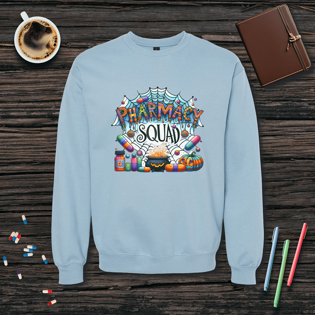 Pharmacy Squad - Halloween Fleece Crewneck Sweatshirt