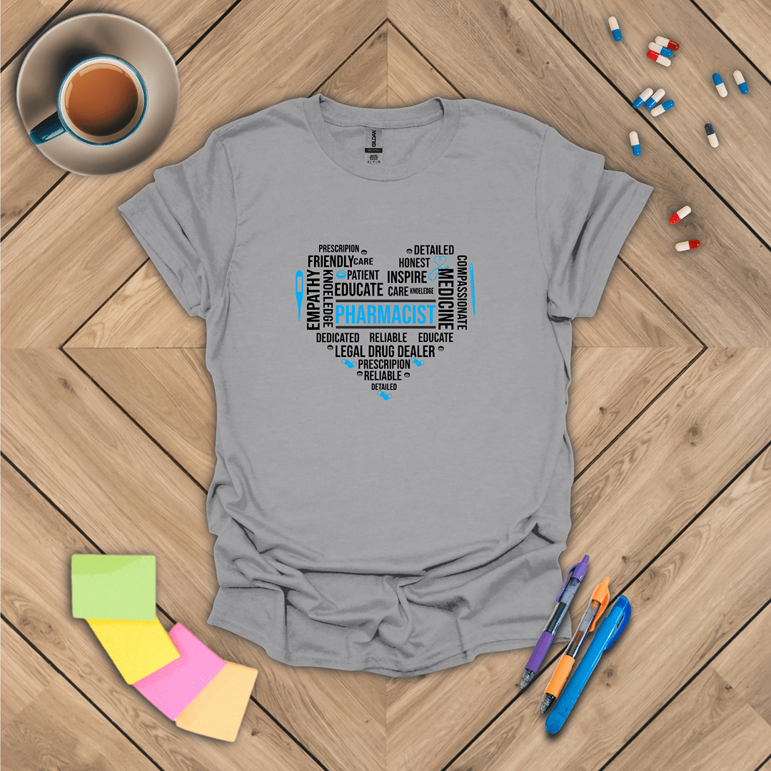 Pharmacist in Heart T-Shirt