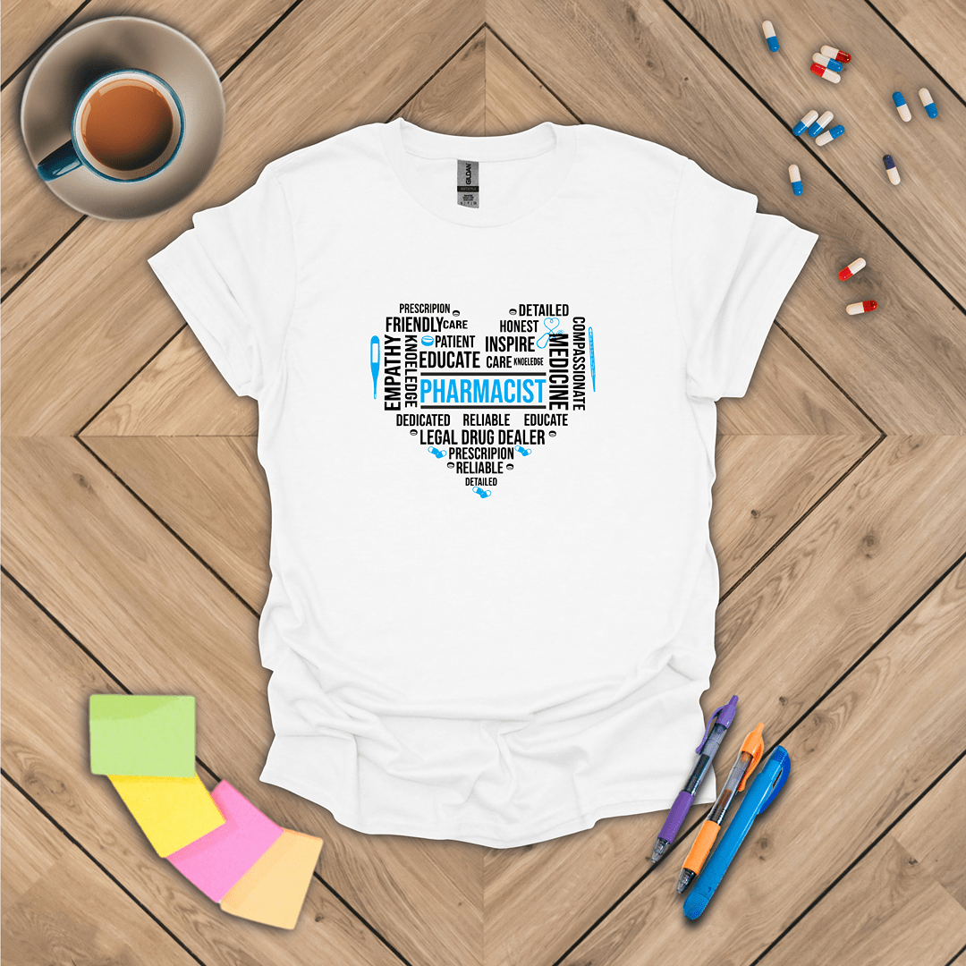 Pharmacist in Heart T-Shirt
