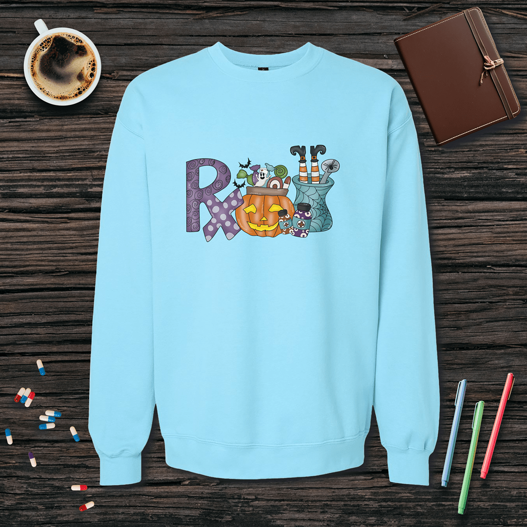Rx - Halloween Fleece Crewneck Sweatshirt