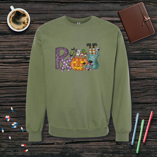 Rx - Halloween Fleece Crewneck Sweatshirt