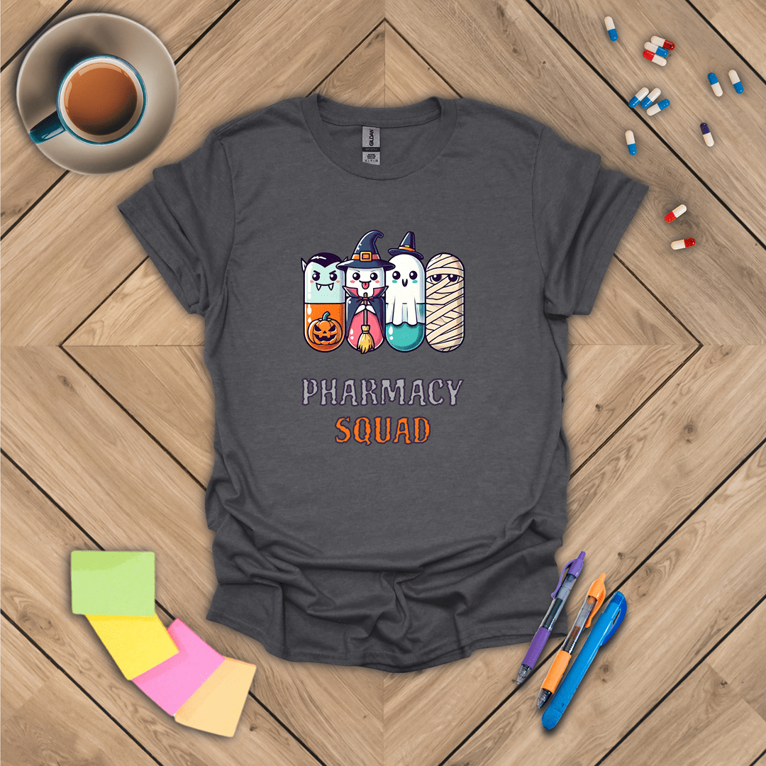 Pharmacy Squad of 4 - Halloween T-Shirt