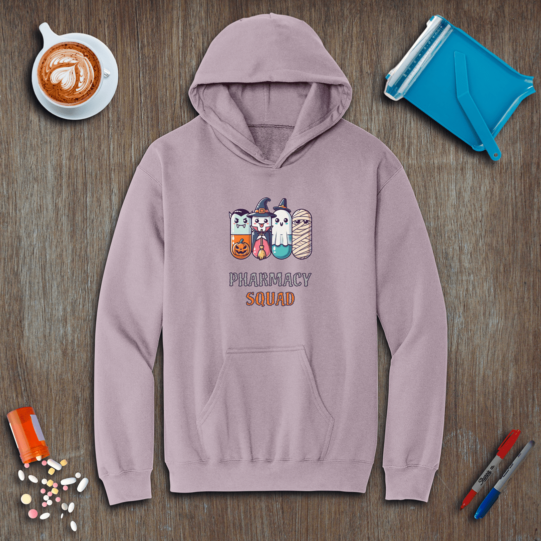 Pharmacy Squad of 4 - Halloween Fleece Hoodie