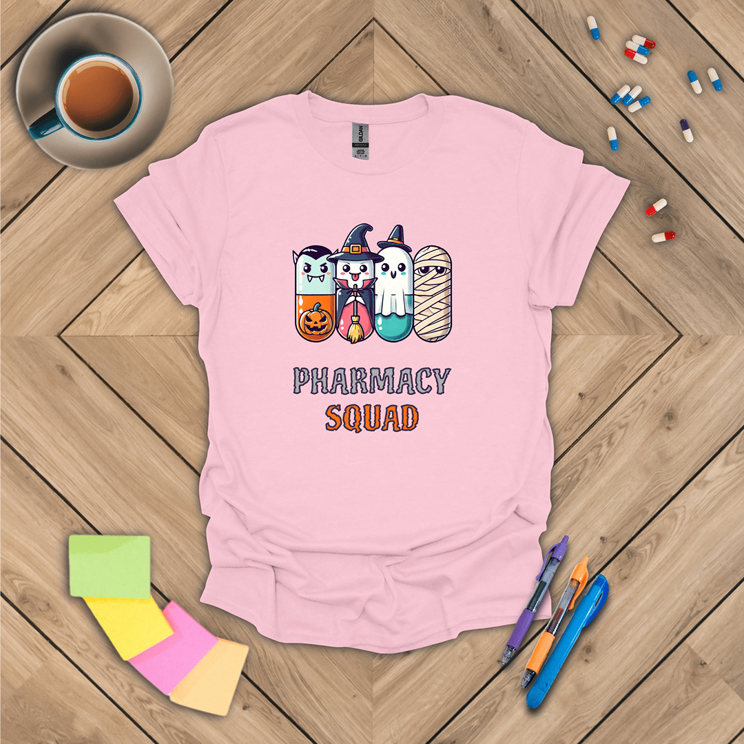 Pharmacy Squad of 4 - Halloween T-Shirt