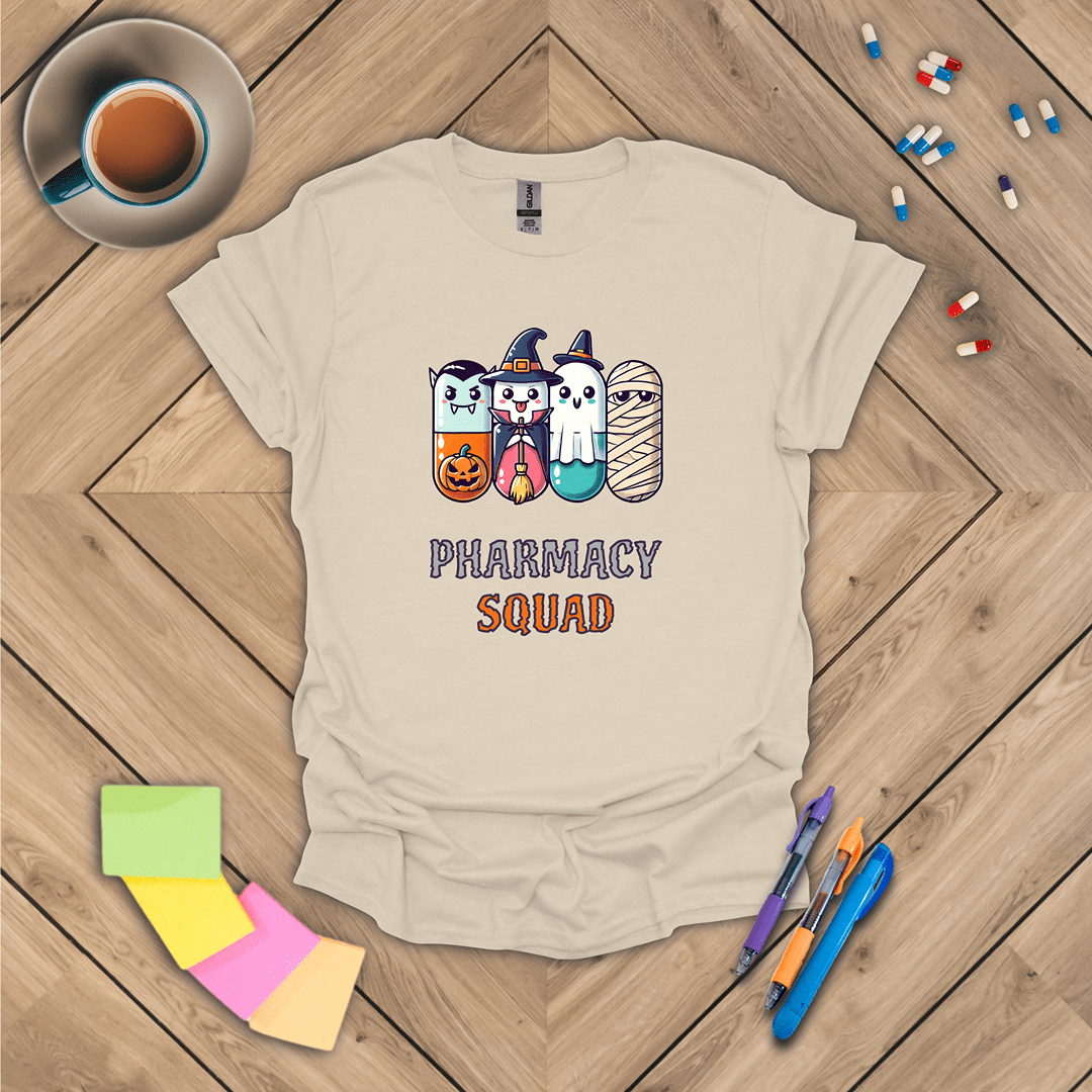 Pharmacy Squad of 4 - Halloween T-Shirt