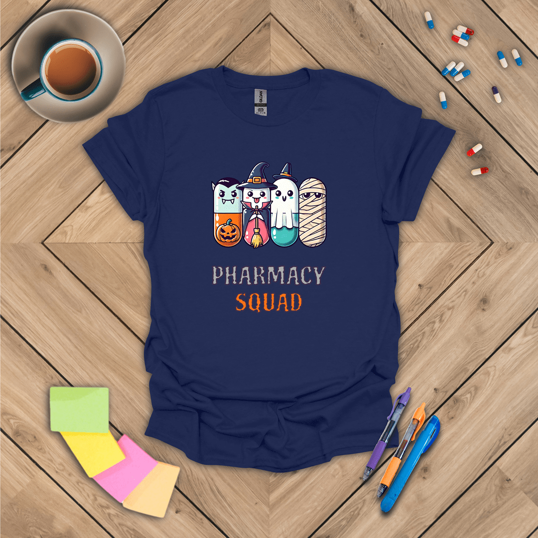 Pharmacy Squad of 4 - Halloween T-Shirt