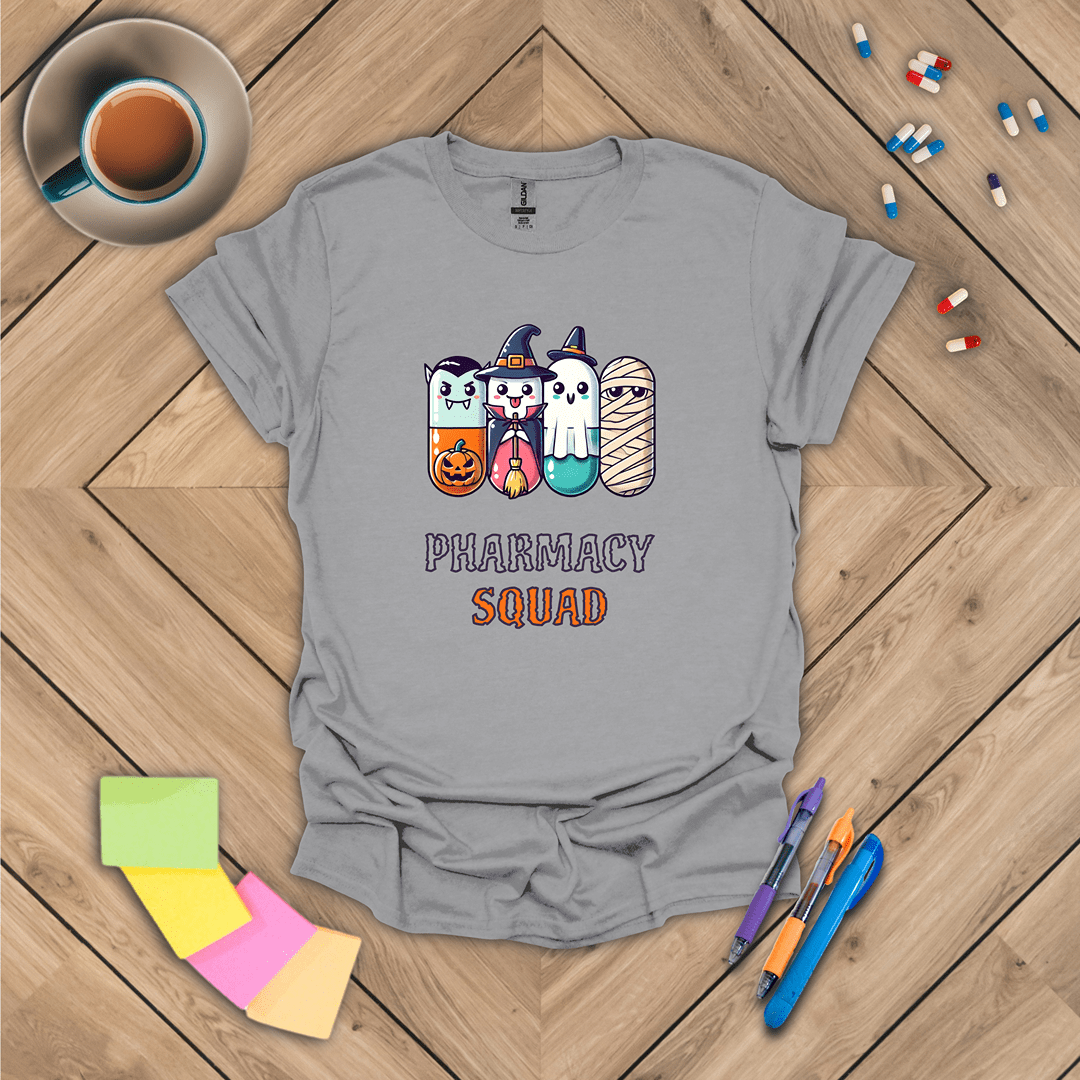 Pharmacy Squad of 4 - Halloween T-Shirt