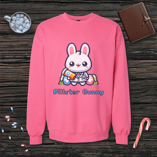 Pillster Bunny - Easter Fleece Crewneck Sweatshirt