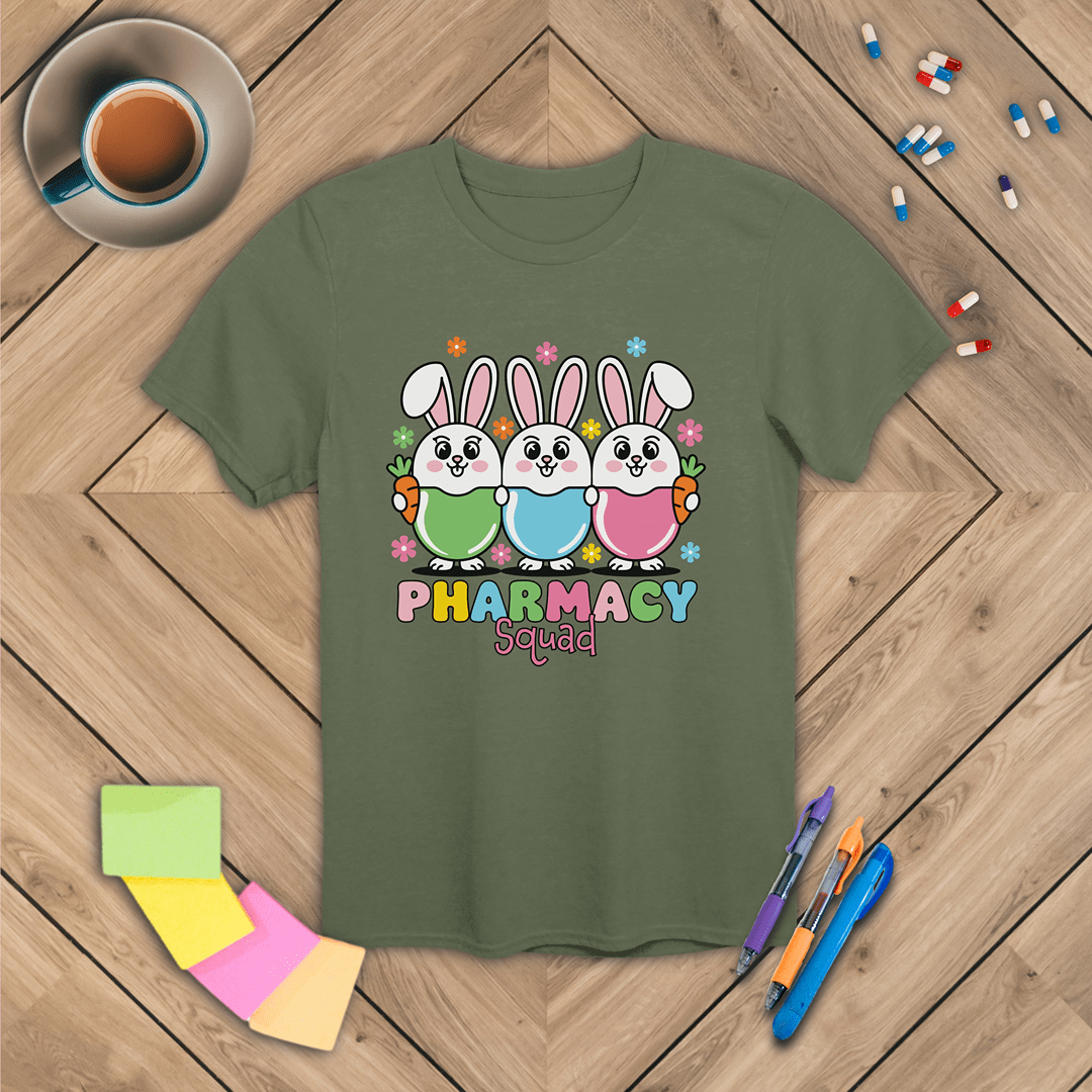Pharmacy Squad Bunnies - Easter T-Shirt