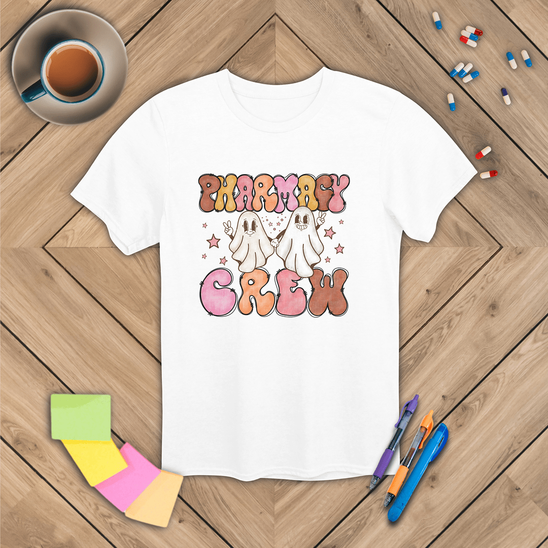 Ghost Pharmacy Crew - Halloween T-Shirt