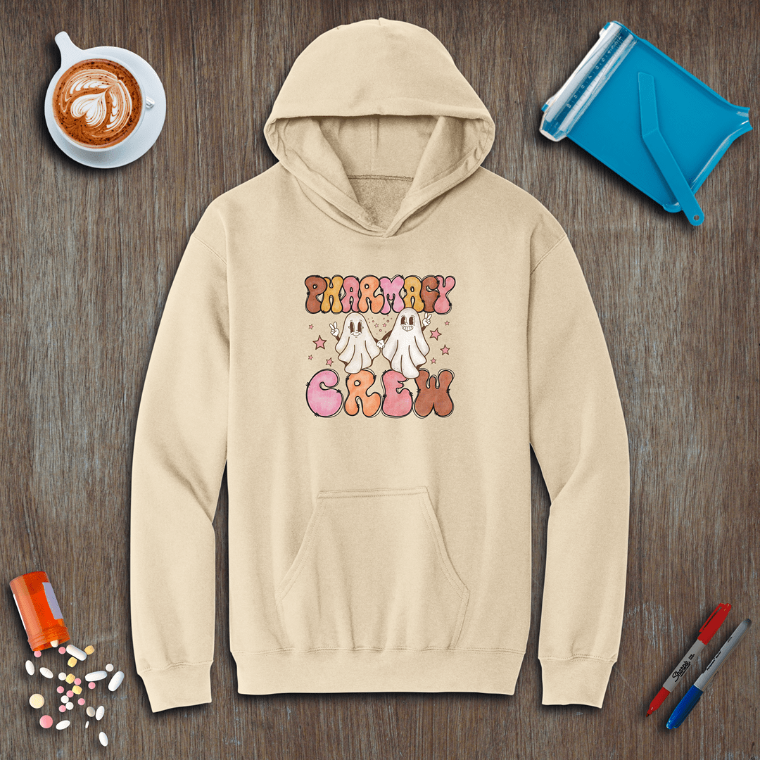 Ghost Pharmacy Crew - Halloween Fleece Hoodie