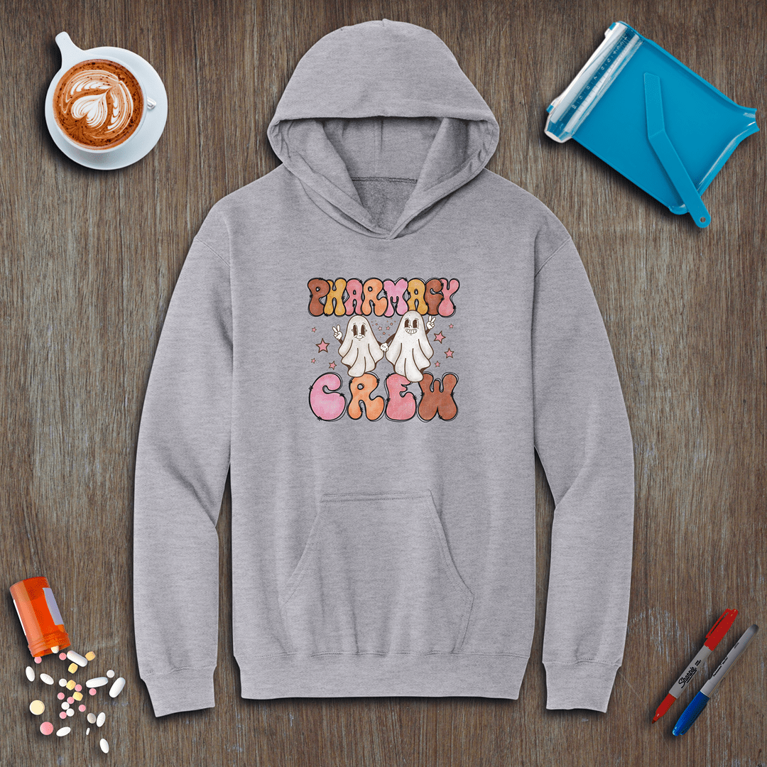 Ghost Pharmacy Crew - Halloween Fleece Hoodie