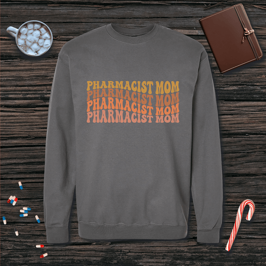 Pharmacist Mom - Mother's Day Fleece Crewneck Sweatshirt