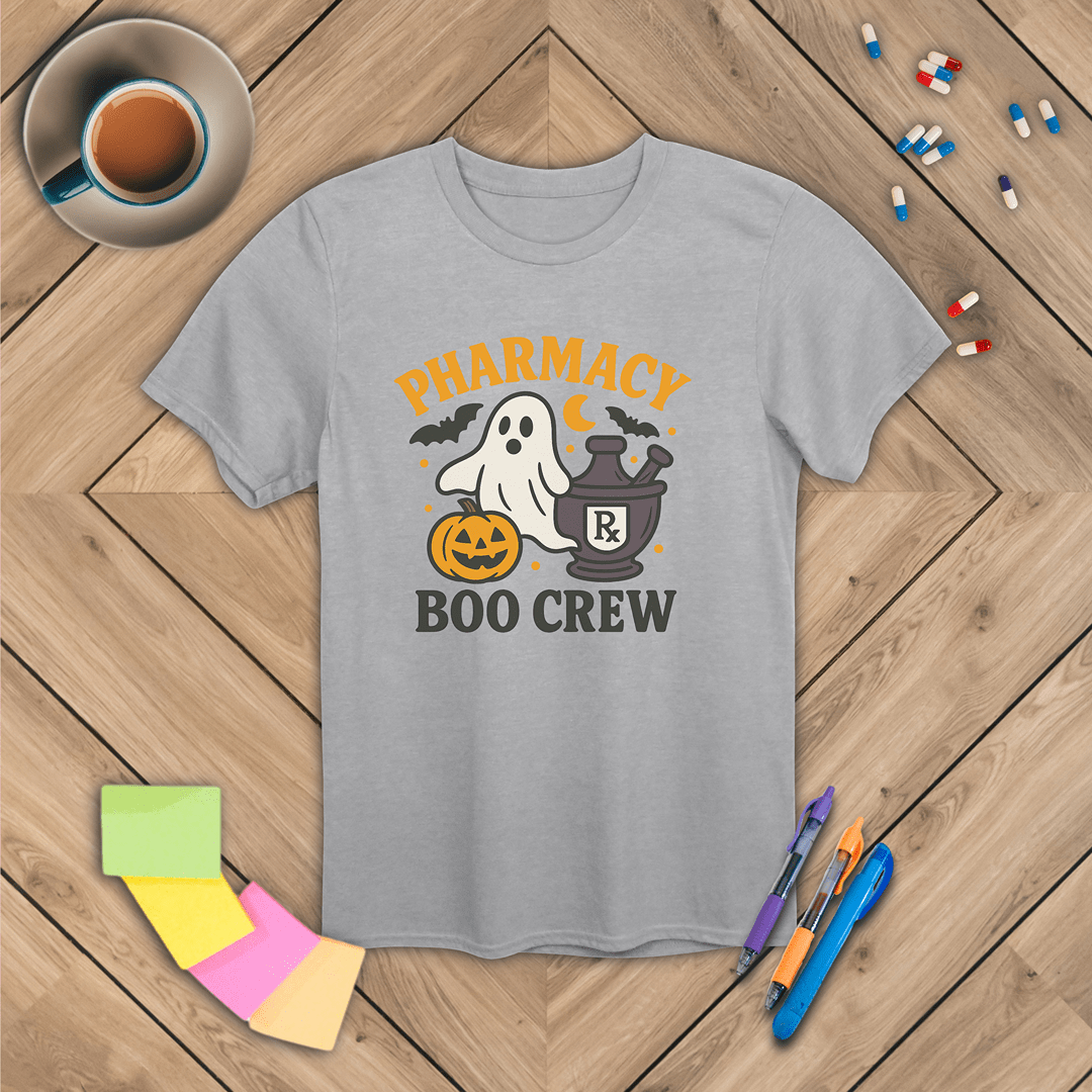 Pharmacy Boo Crew - Halloween T-Shirt