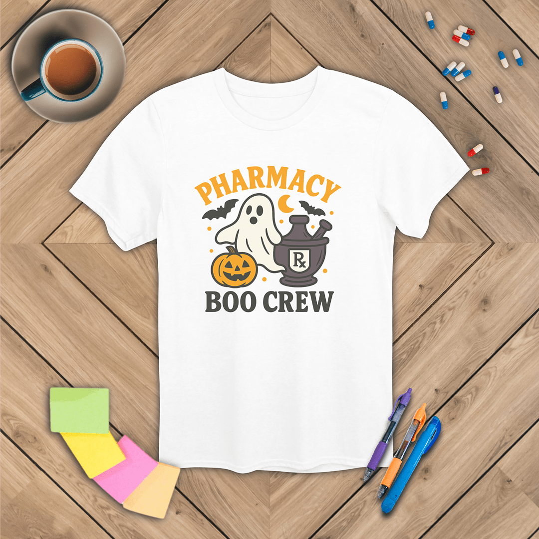 Pharmacy Boo Crew - Halloween T-Shirt
