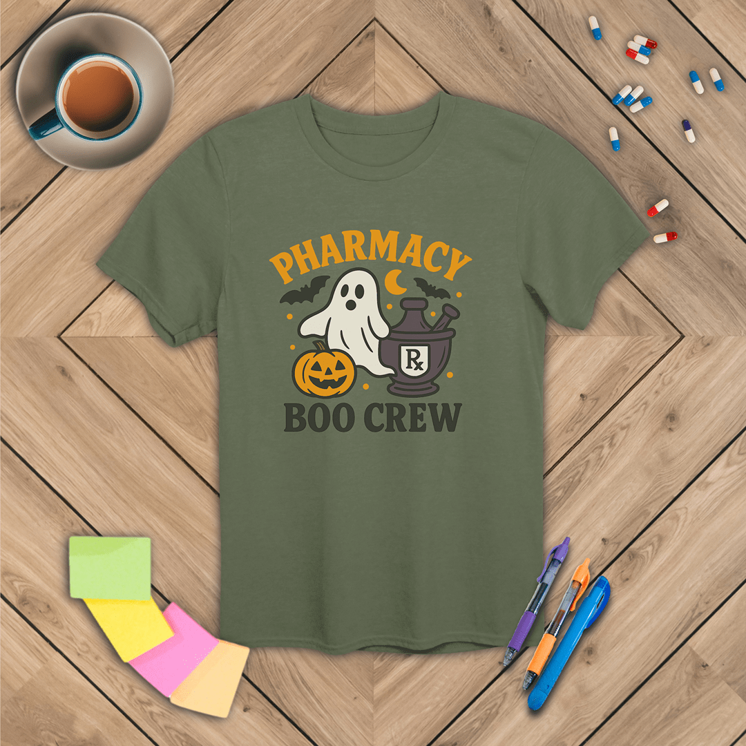 Pharmacy Boo Crew - Halloween T-Shirt