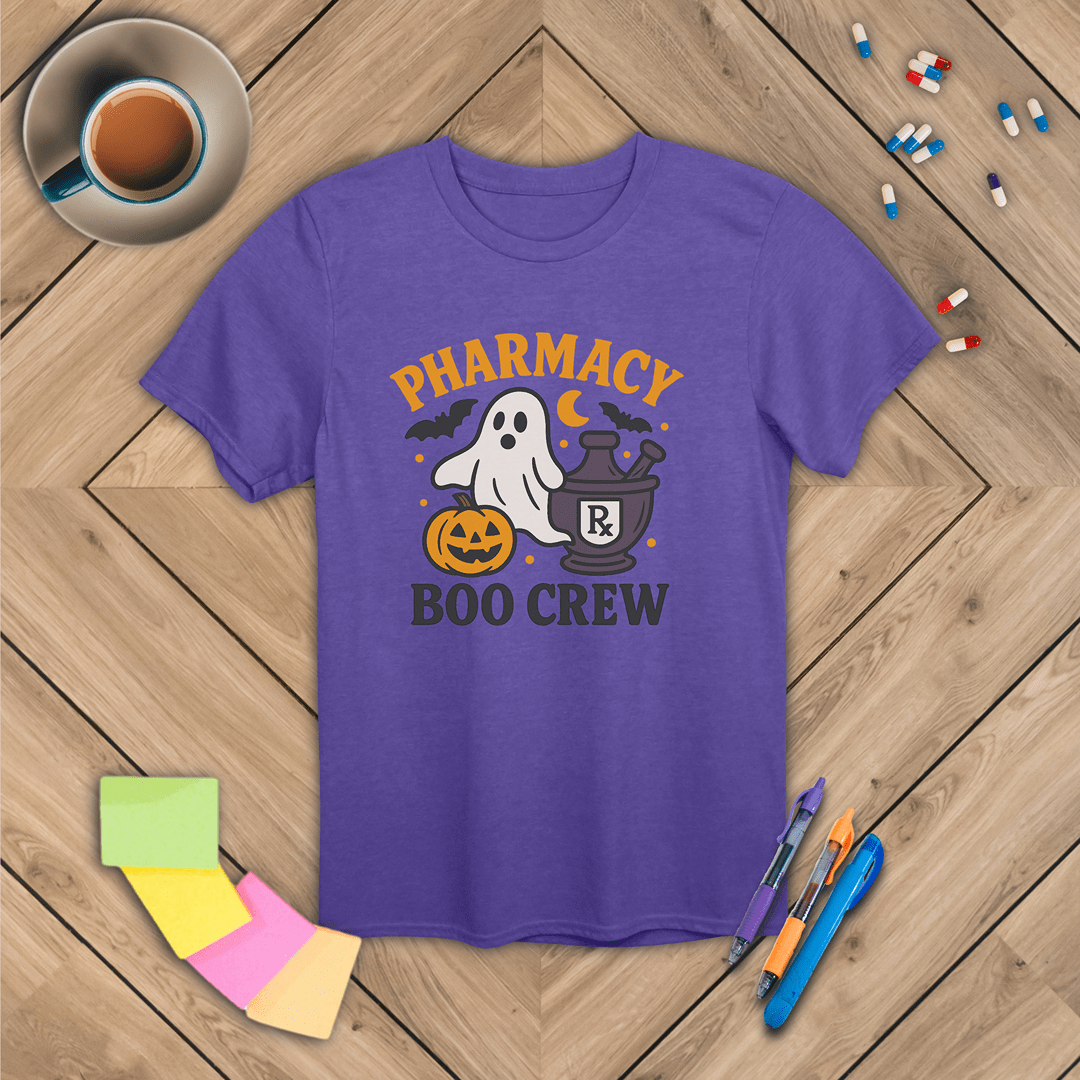 Pharmacy Boo Crew - Halloween T-Shirt