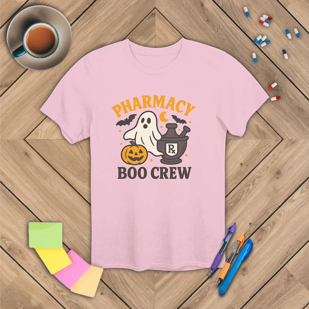 Pharmacy Boo Crew - Halloween T-Shirt