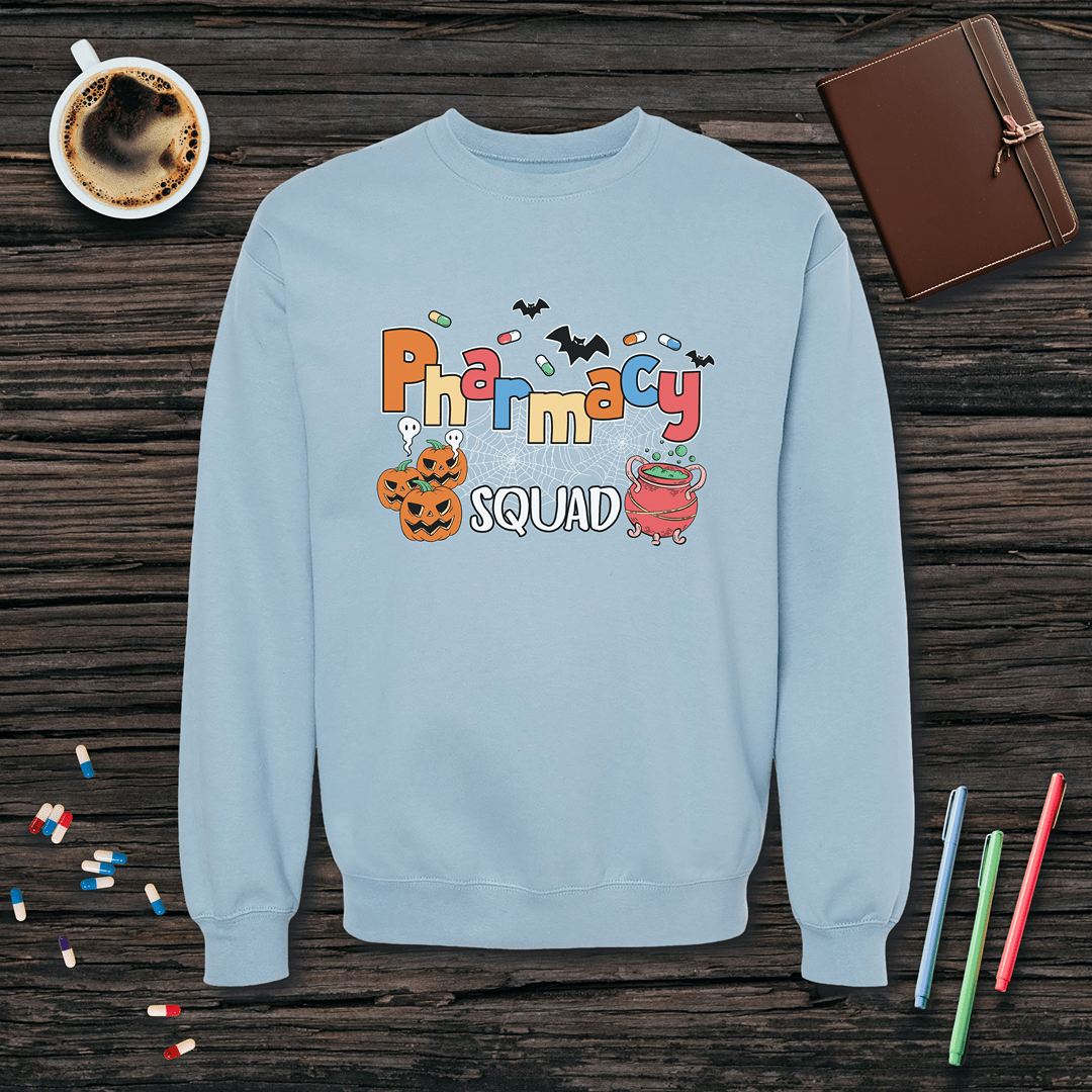 Pharmacy Squad v2 - Halloween Fleece Crewneck Sweatshirt