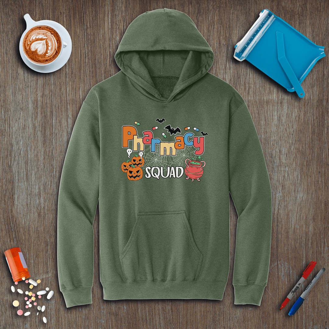 Pharmacy Squad v2 - Halloween Fleece Hoodie