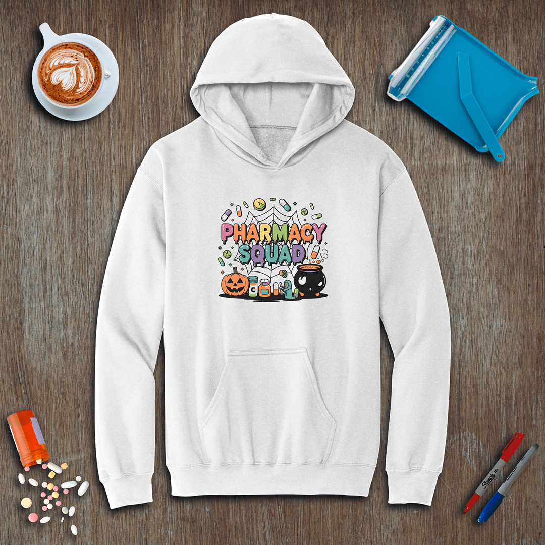 Pharmacy Squad v3 - Halloween Fleece Hoodie
