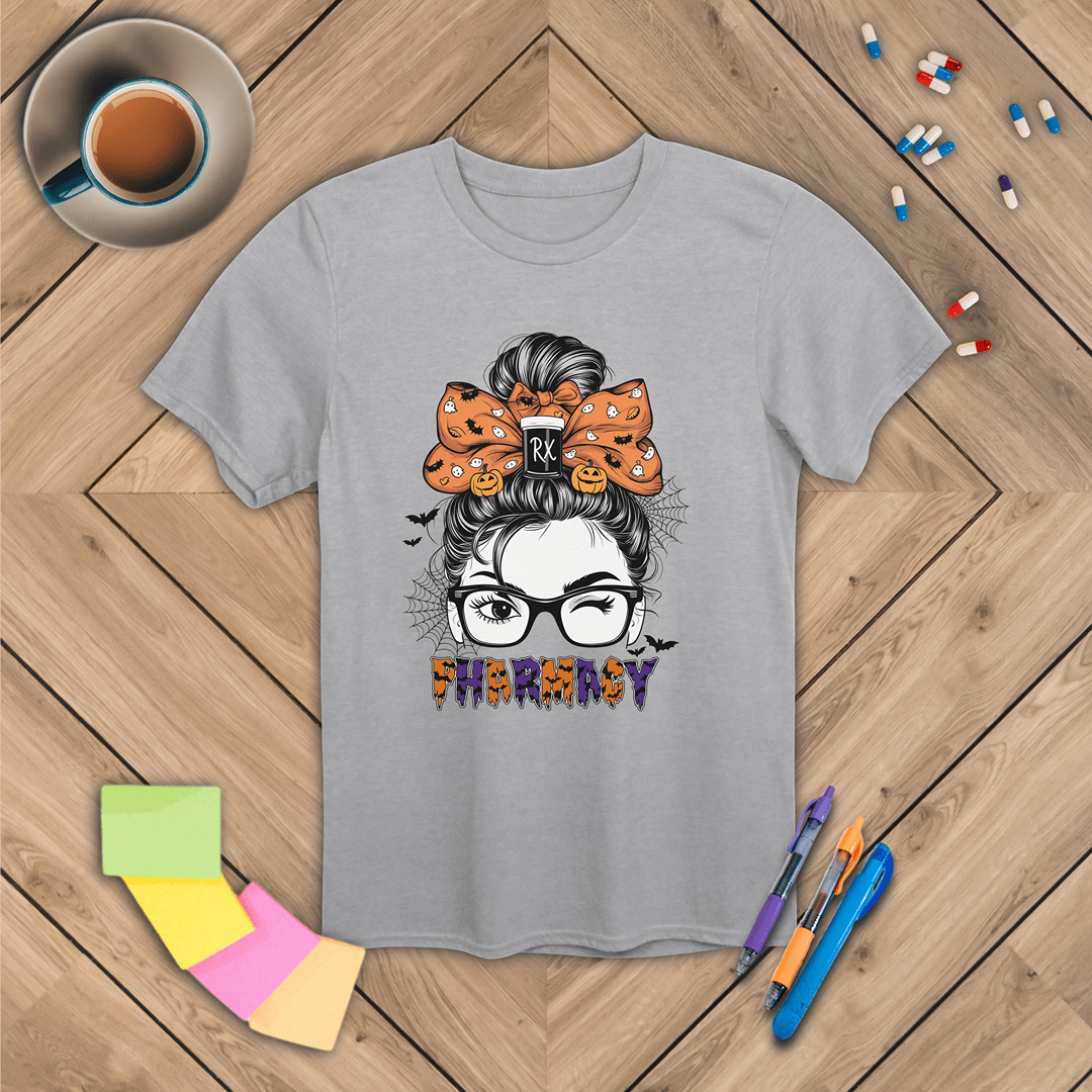 Pharmacy Top Bun - Halloween T-Shirt